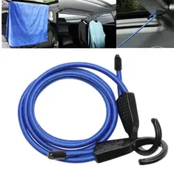140CM-150CM Elastic Strap Adjustable Tension Belt Car Clothesline Hook Cargo Luggage Lashing Buckle Rope For Motorcycle Travel
