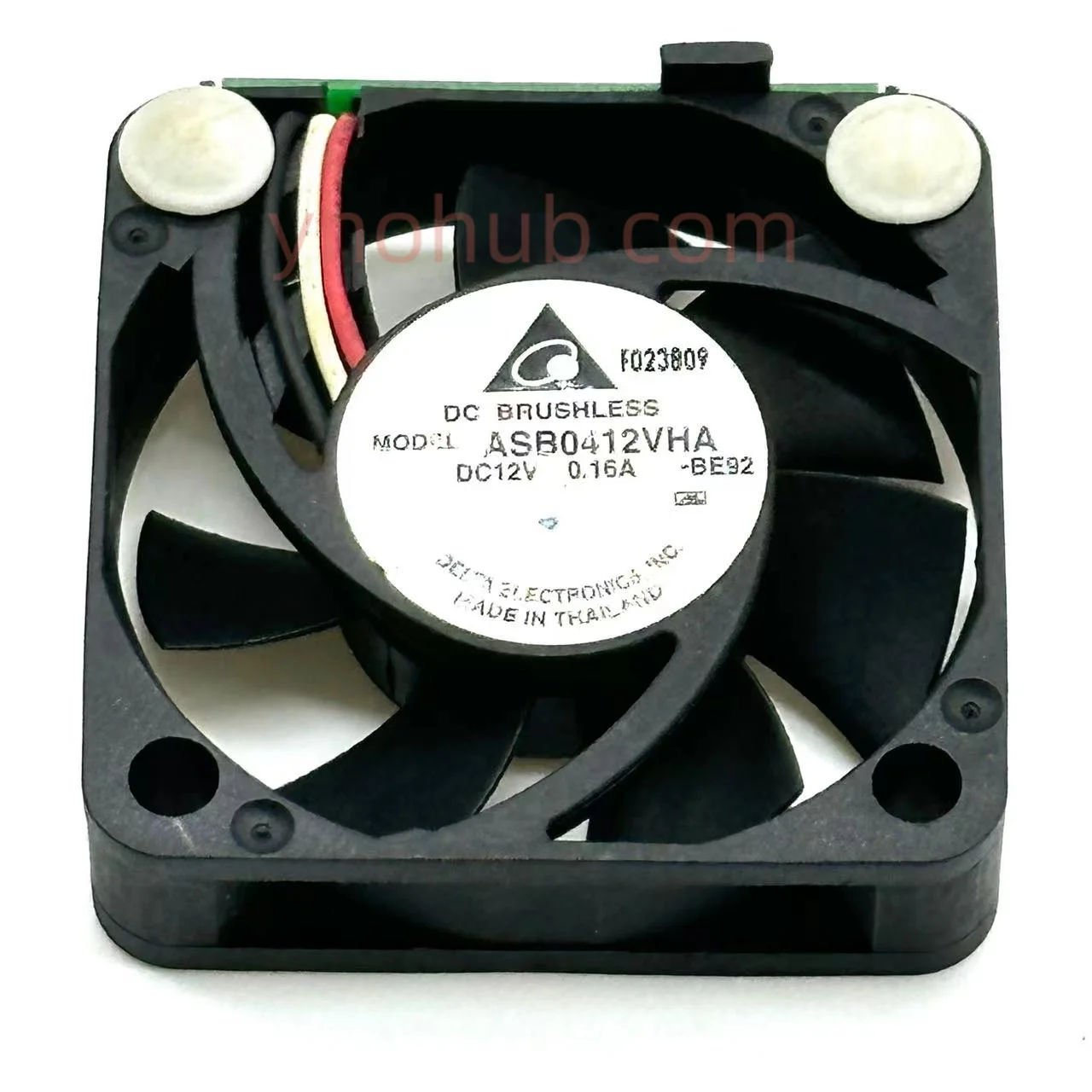 

Delta Electronics ASB0412VHA BE92 DC 12V 0.16A 40x40x10mm 3-Wire Server Cooling Fan