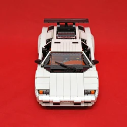 NEW 1251Pcs Parts Creative Expert MOC Lamborghinings LC5000 Countach MOD 10295 Sports Cars Building Blocks DIY Bricks Toys