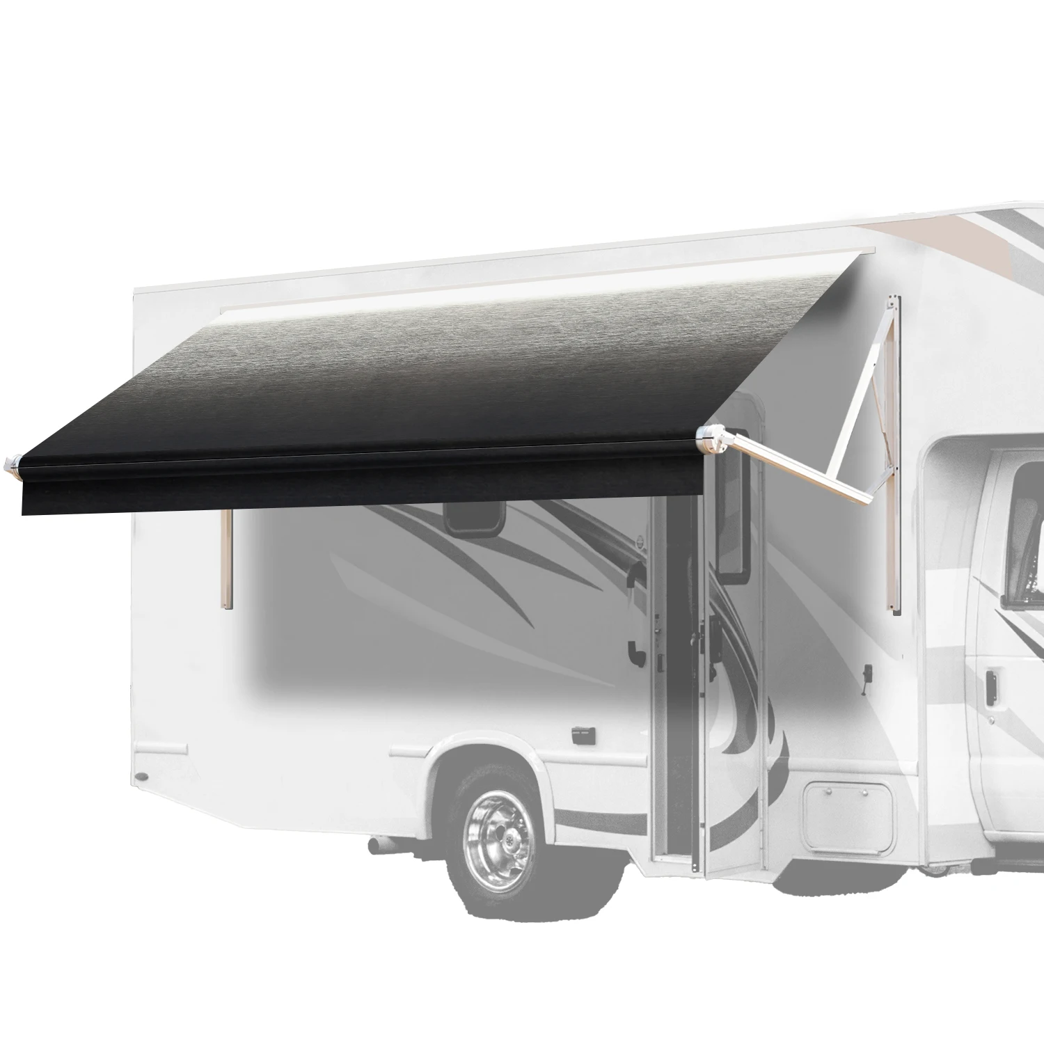 Motorized Camping Awning Retractable Aluminum Rv Exterior Accessories Camper Caravan Power RV AwningATV&UTV