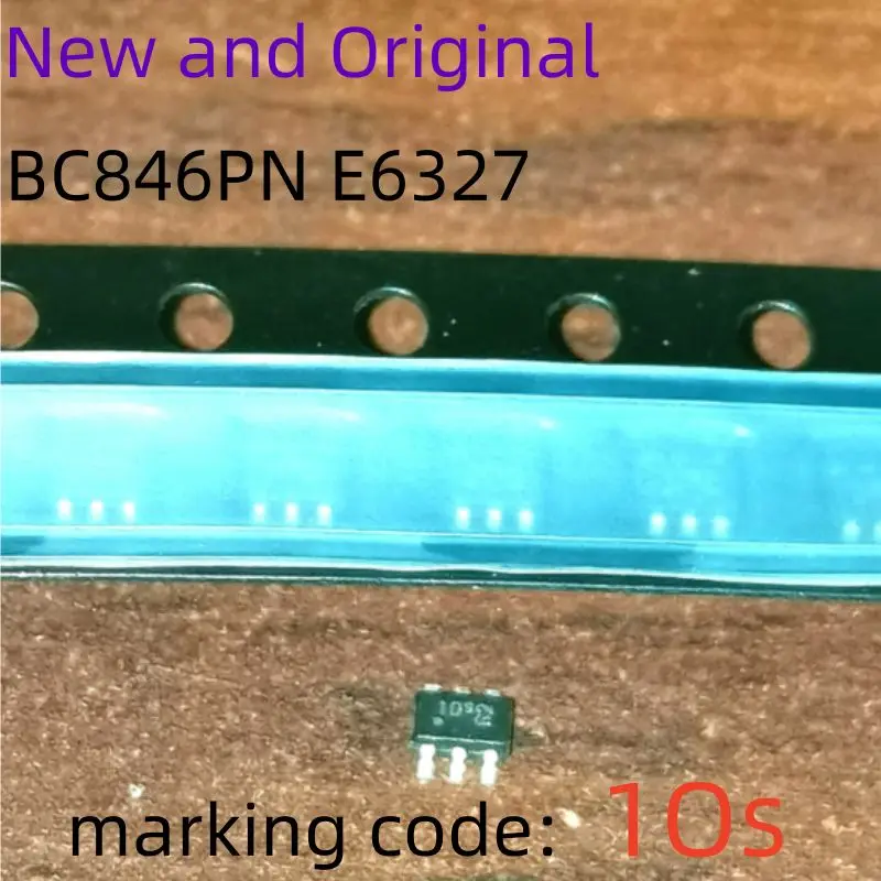 

New and Original BC846PN E6327 SOT363 65V 100mA NPN/PNP Silicon AF Transistor Arrays