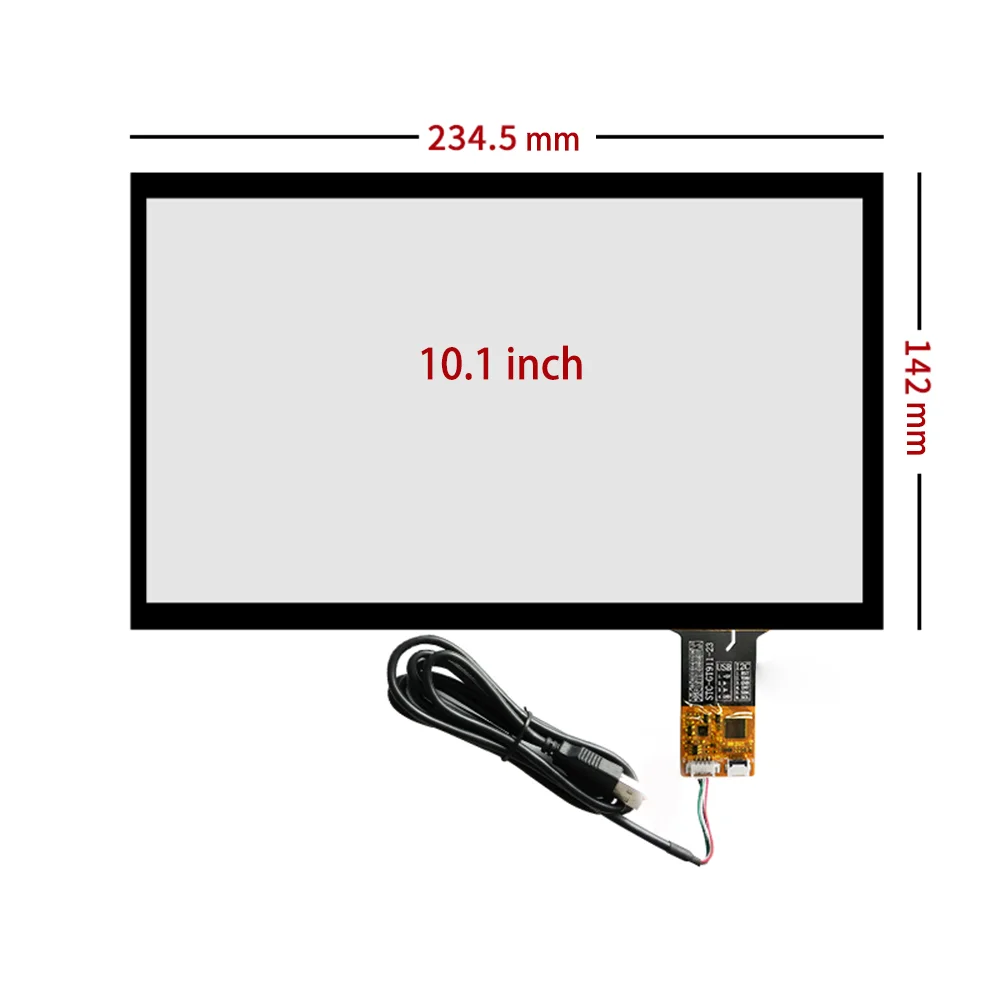 

10,1-дюймовый емкостный сенсорный экран 234x142 мм 235*142 мм + USB-кабель Plug and Play