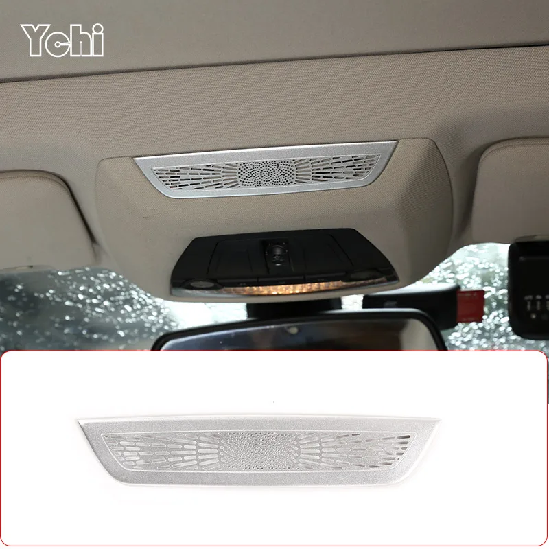 

For BMW 7 Series F01 F02 F03 F04 09-14 Aluminum Alloy Car Roof Reading Light Rear Decorative Mesh Cover stickers Car Accessories