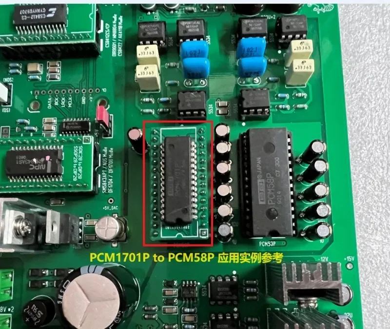 A pair PCM1701P PCM56P PCM61 AD1865 AD1860N to PCM58P For DAC