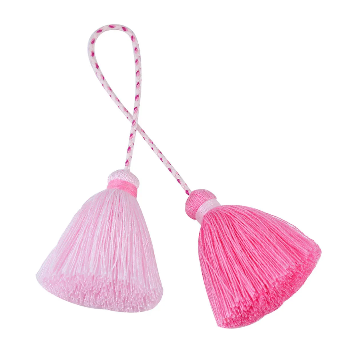 

1/2/5Pcs Double Tassel Cotton Thread Cord Tassels Handmade Craft Tassels for DIY Sewing Crafts Clothing Ornament Making