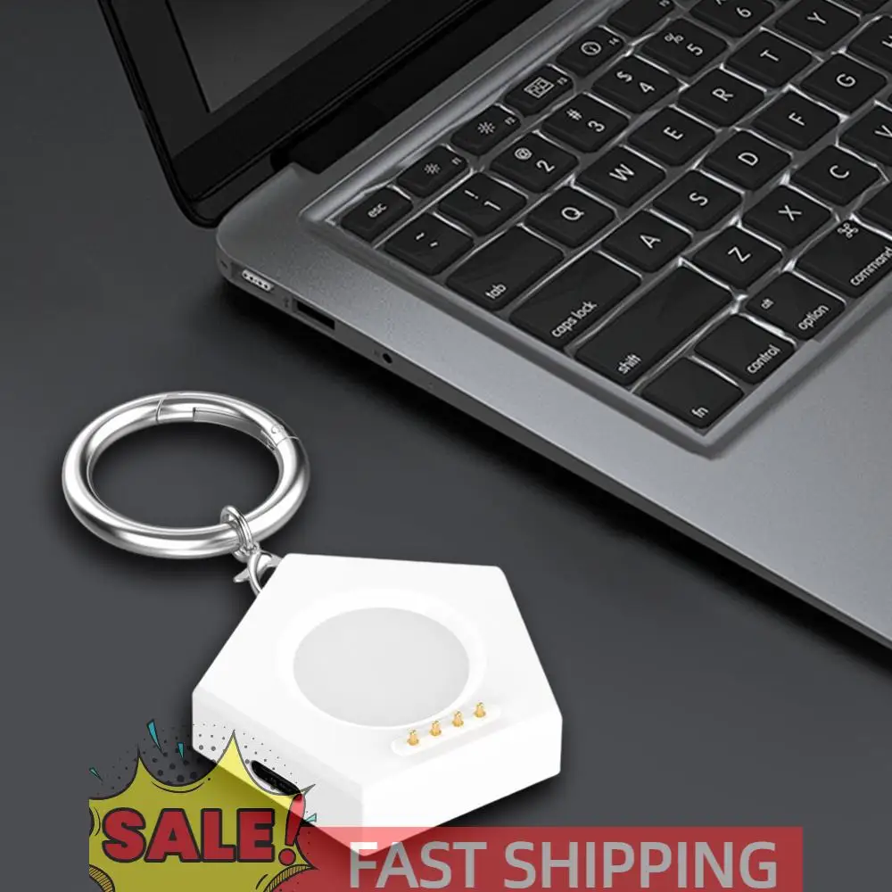 

Magnetic Portable Charger Watch Charger with Keychain Type-C/Micro Port for Oneplus Watch2 OPPO Watch X/4pro/3 Pro/3/2/SE