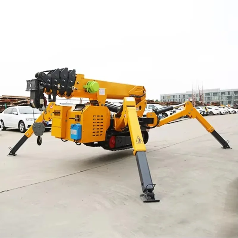 China Movable Crawler Small 3 - 8 Ton Spider Crane Other Cranes for Sale