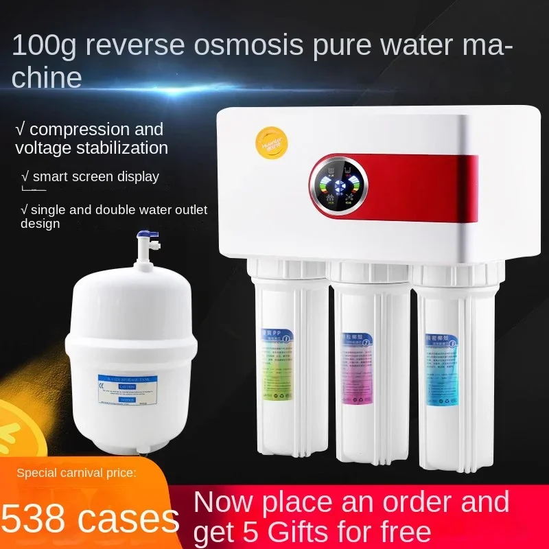 water purifier household kitchen direct drinking water purifier dual-outlet intelligent water purifier ro reverse osmosis