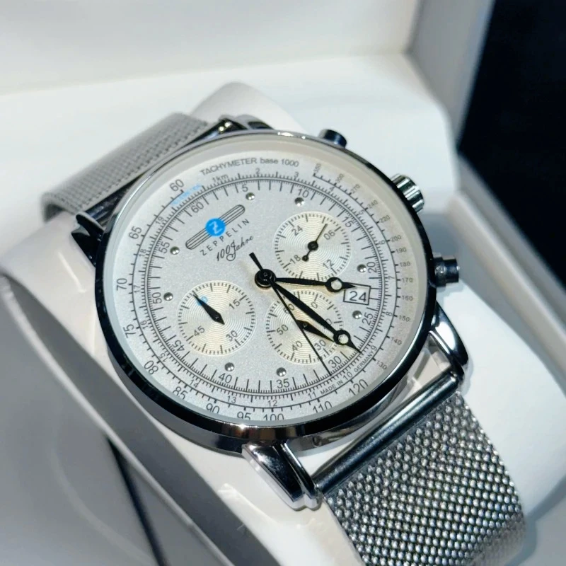 2026 Zeppelin Airship Automatic Date Gift Case  Commemorative Version Men's Retro Business Leisure Men's Watch Fashion Watch