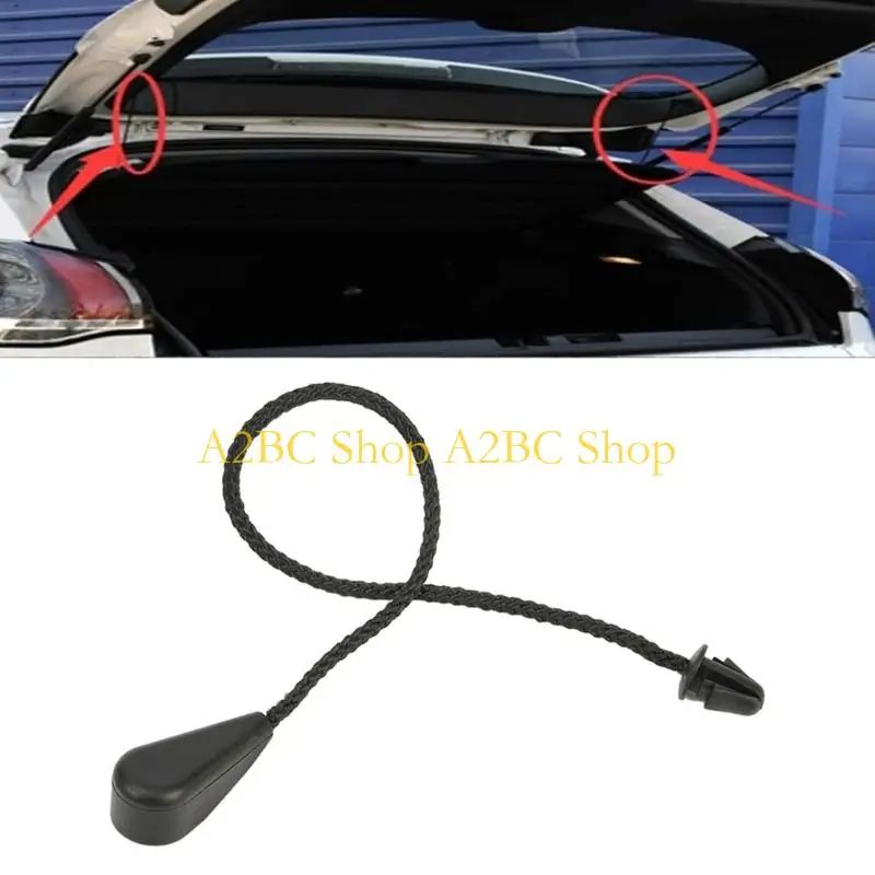 A2BC Rear Parcel Shelf String Replacement Trunk Storage Bag Tray Tie Strap Auto Accessory for 308/3008/2008/308S 2013-2021