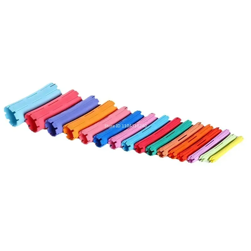 Бигуди Hair Perm Rods Cold Wave Rods Plastic Perming Rod Hair Curling Rollers Curlers Steel Pintail Comb Hair Curler No Heat 헤어롤 image 3