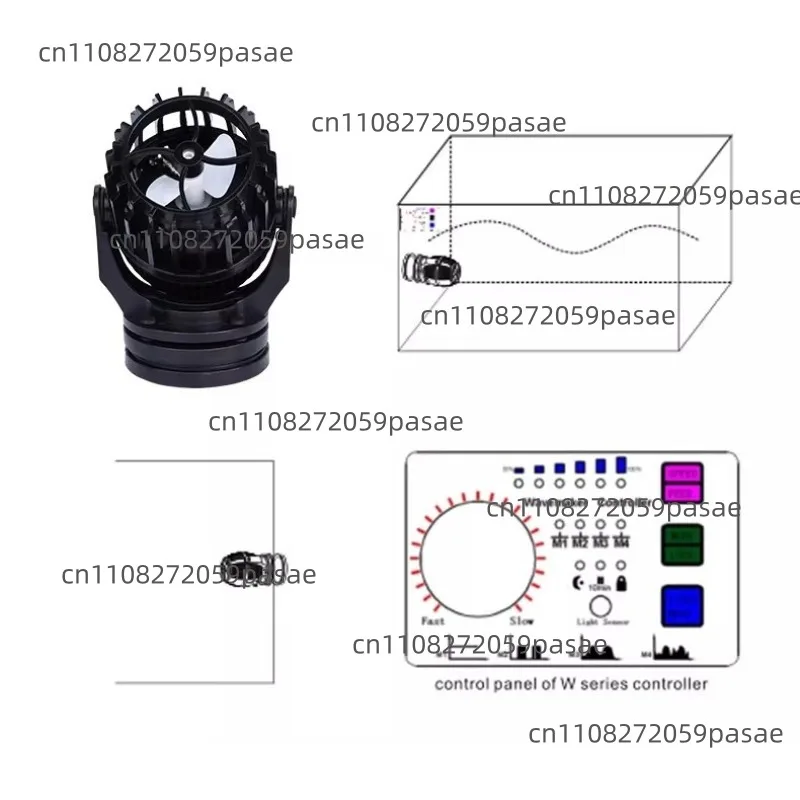 Low pressure inverter wave pump, flow circulation pump, freshwater wave beater, oxygenation circulation pump W10W25