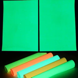 A4 Glow In The Dark Printing Paper PET Adhesive Night Light Film Adhesive Printing Inkjet Luminous Printing Paper Handmade DIY