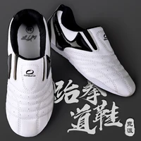 Zapatos transpirables de Taekwondo para Karate, Kung Fu, lucha libre, artes marciales, mujeres, hombres, adultos, niños, zapatillas de deporte de suela blanda, zapatos de entrenador
