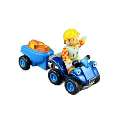 Bob The Builder Dune Buggy Mode Cartoon Metal Alloy Diecast Model Take Along Cars For Kids Boys Toys as Birthday Gift-Bob