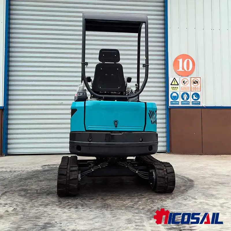 حفارة صغيرة صغيرة مع مرفق اوجير - مثالية لحفر السياج في الحدائق #2