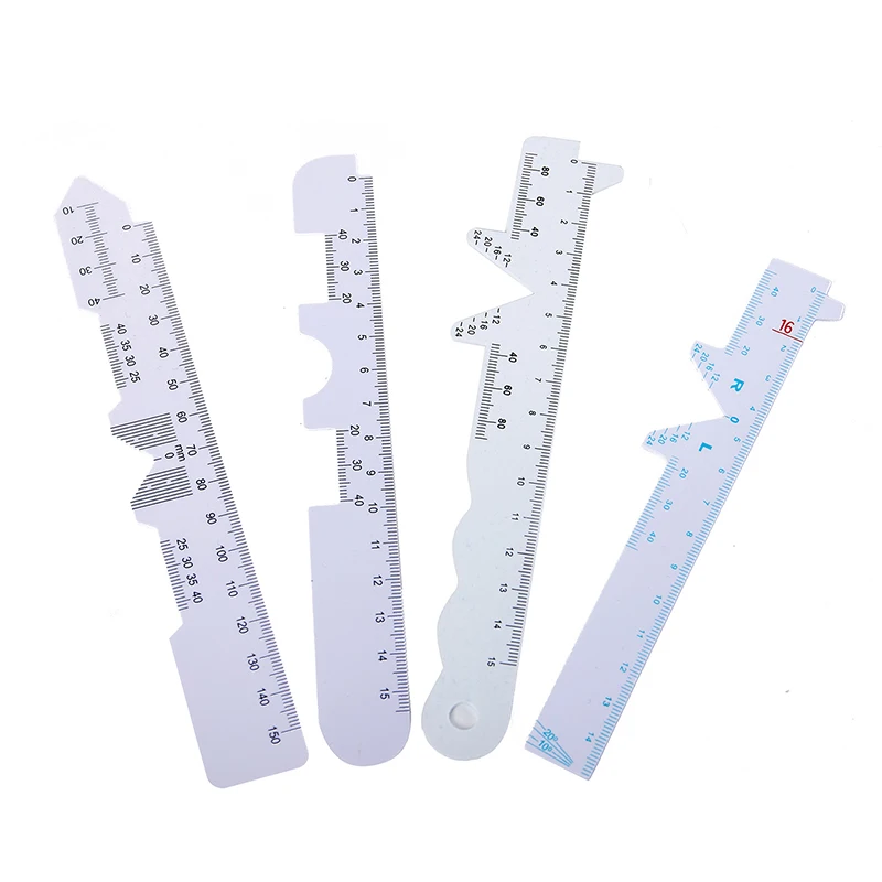 1/4pcs PD Ruler Measure Optical Vernier PD Ruler Pupil Distance Meter Eye Ophthalmic Tool Eye Occluder For Vision Test Eye Care