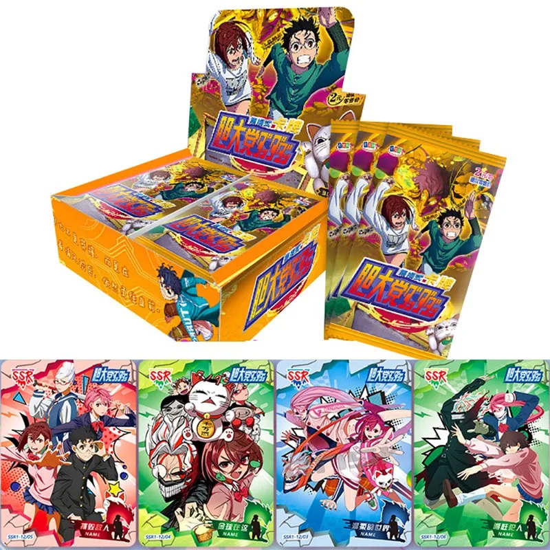 

Коллекционные карты Dandadan Party Series 1, памятные открытки с золотой фольгой, юмористические фэнтезийные серии, карты с редкими персонажами аниме