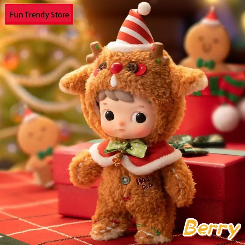 

Pop Mart Hacipupu The Fawn Gingerbread Man Doll Movable Kawaii Action Anime Figures Toys and Hobbies Cute Model Christmas Gifts