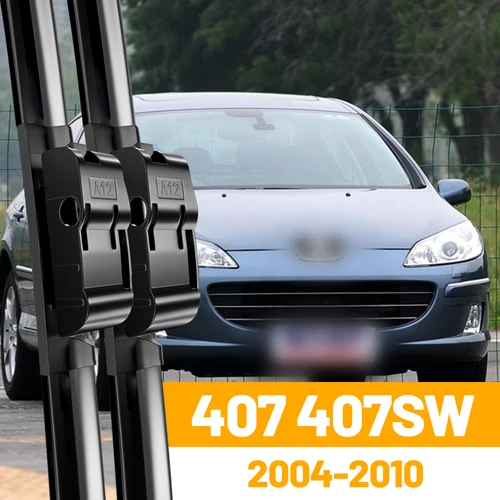 Limpiaparabrisas LHD limpiaparabrisas delantero para Peugeot 407 407 SW 2004 - 2010 parabrisas ventana coche cepillos de lluvia 28 ""+ 28""