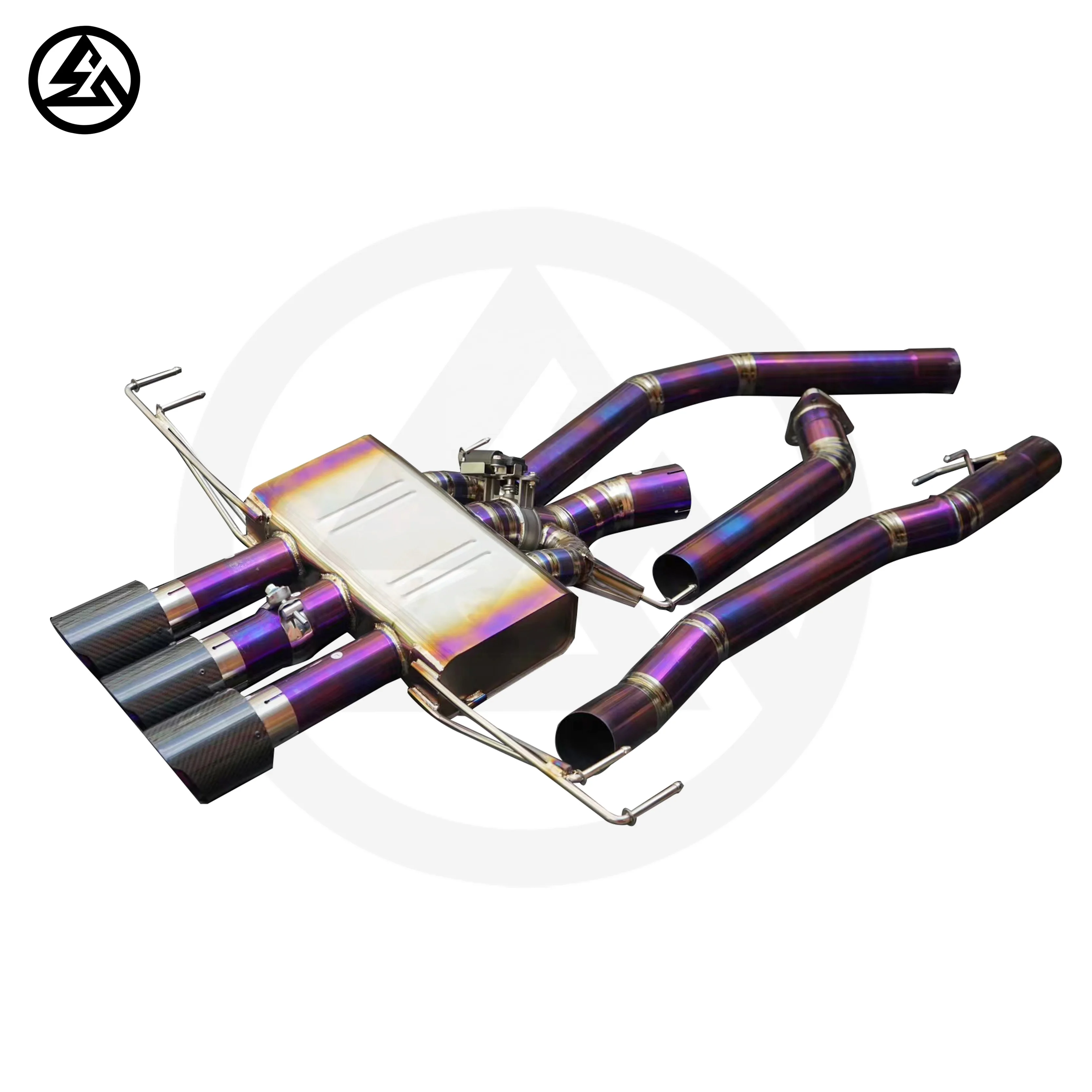 High Quality  Titanium Valved Exhaust For Honda Civic X Type R FK8 2.0T Performance Axleback Valvetronic Muffler