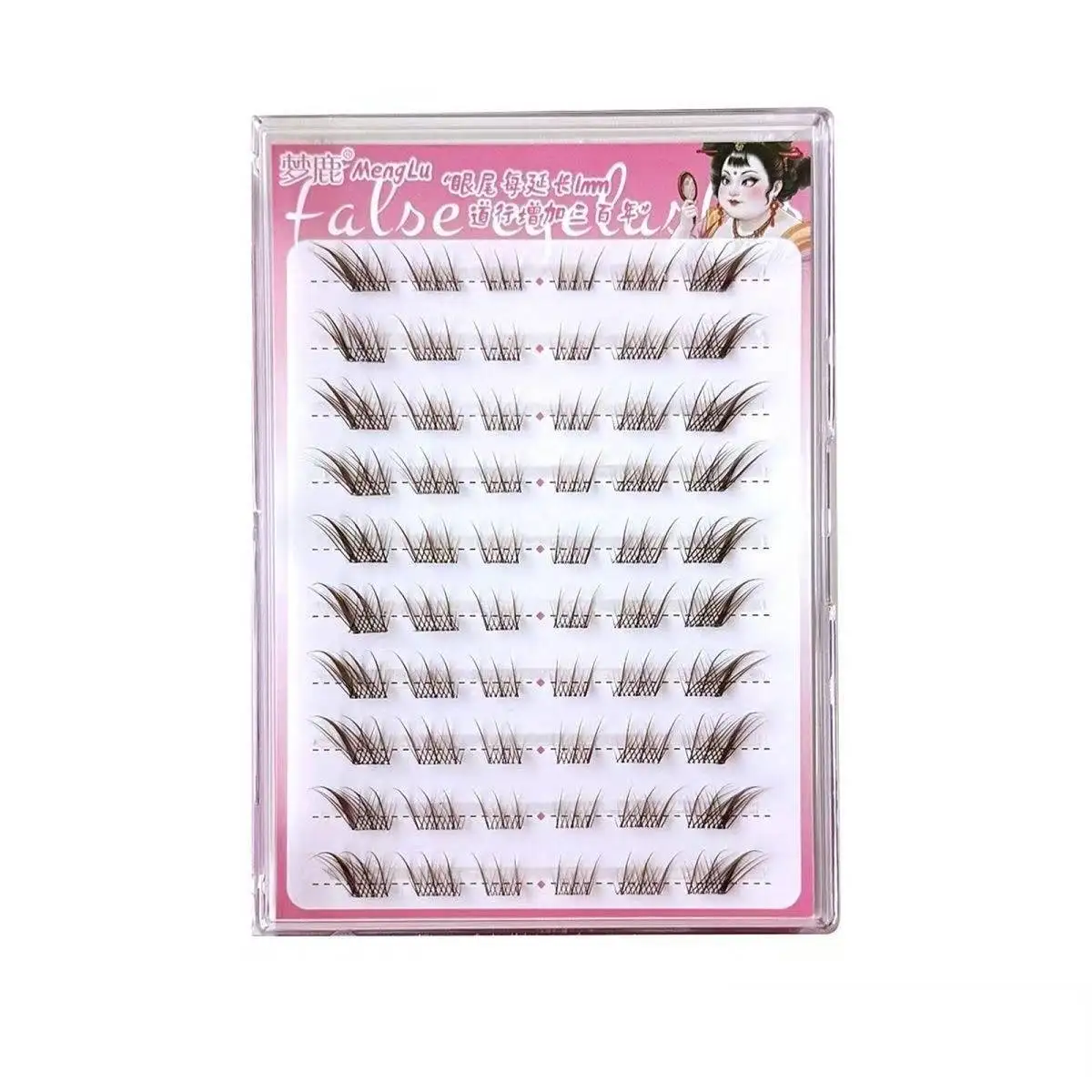 Large capacity Glue-free False Eyelashes Natural douyin lashes Doll -eyed Sunshine eyelash self adhesive eyelashes