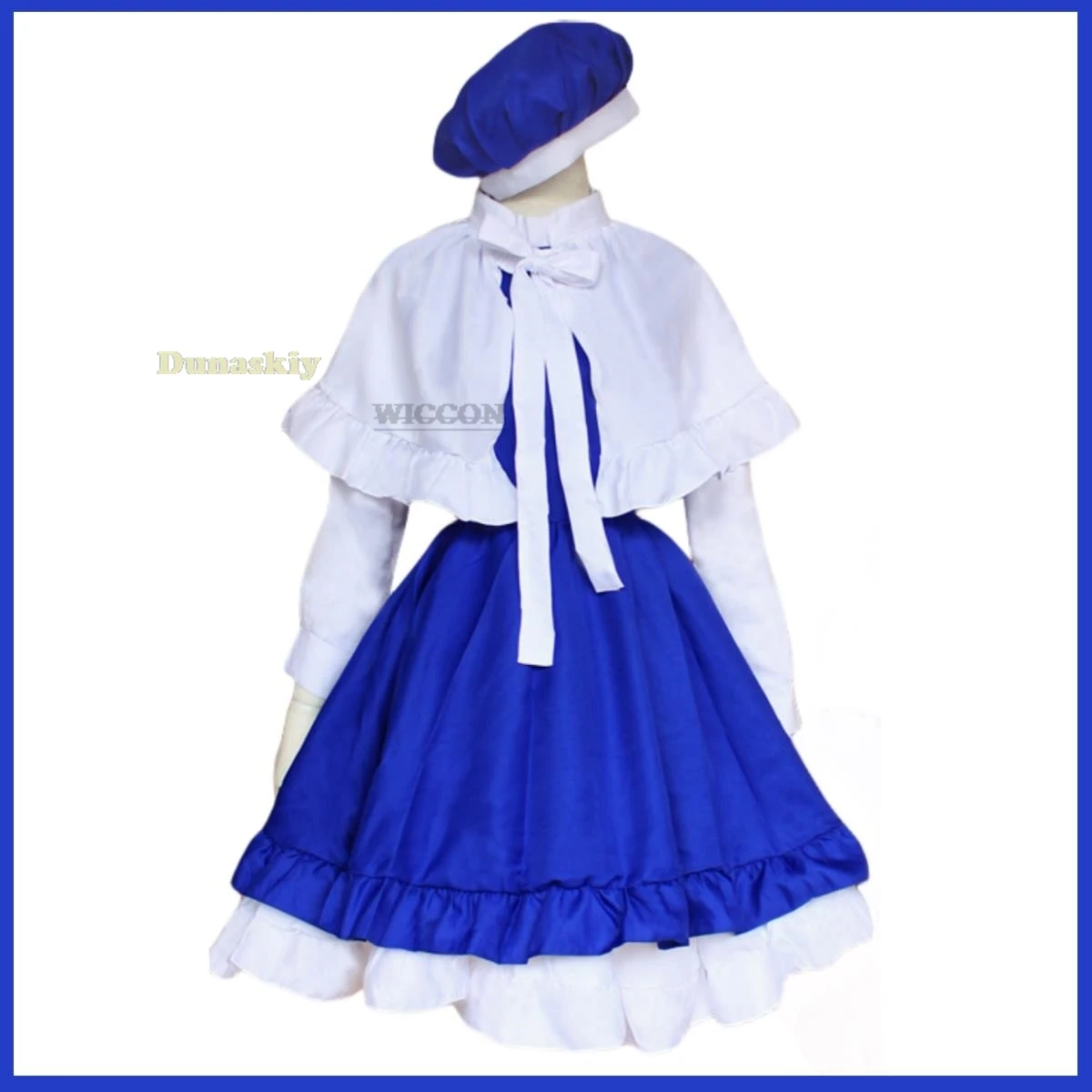 lolita Anime Cardcaptor Sakura Card Captor Tomoyo Cos Costume Singer Dress Cloak Wig Woman Kawaii Carnival Masquerade Ball Suit