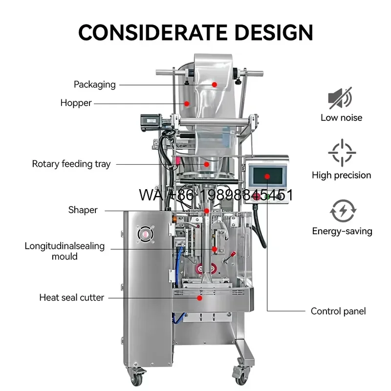 Wmwmnu for 61 Automatic Granule Coffee Potato Chips Tea Fruit Forage Grain Seed Nut Garlic Plastic Bags Vacuum Filling