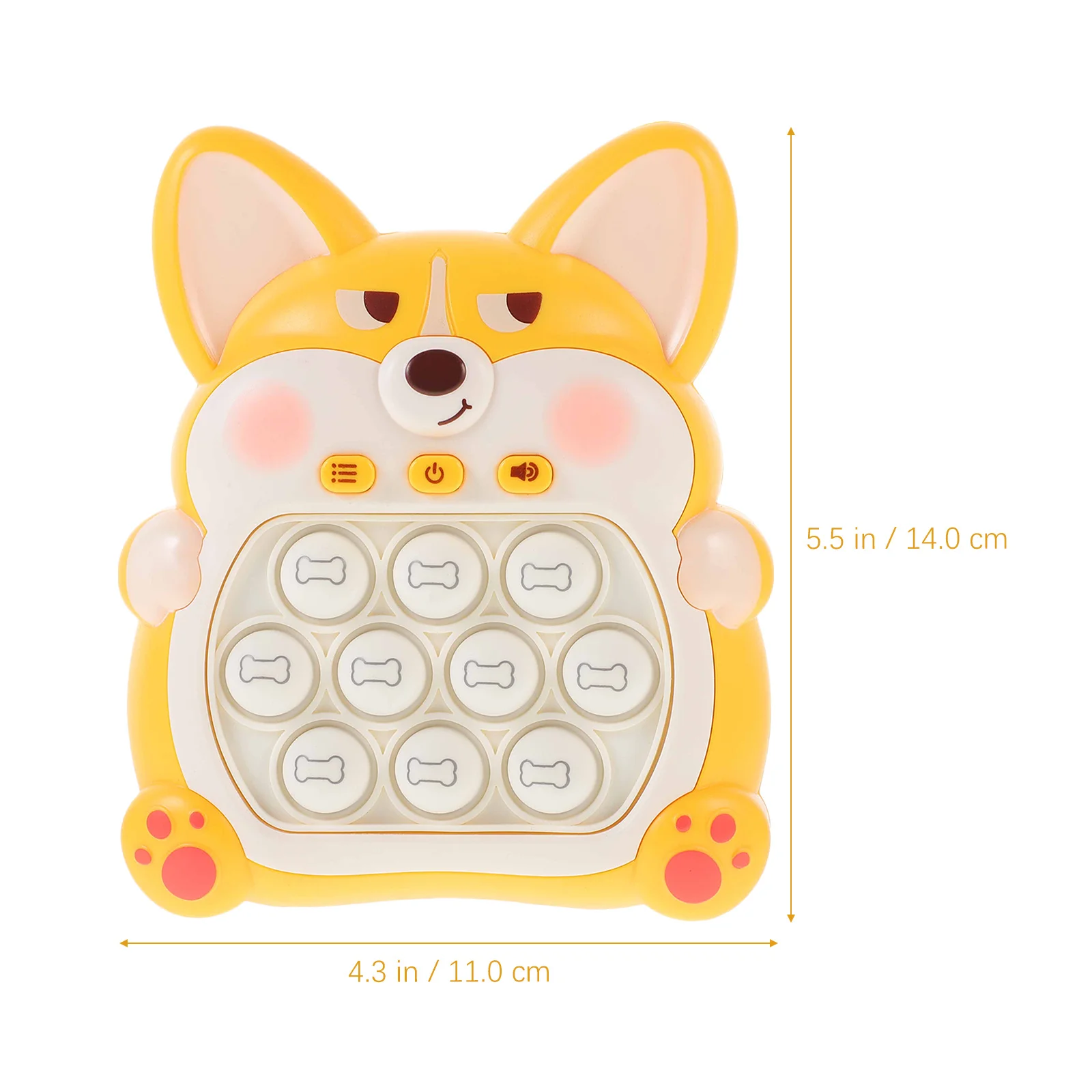 Schnell schiebende Spielmaschine, niedliche Blase, Stressabbau für Kinder, Hand-Auge-Koordination, pädagogisches sensorisches Spielzeug