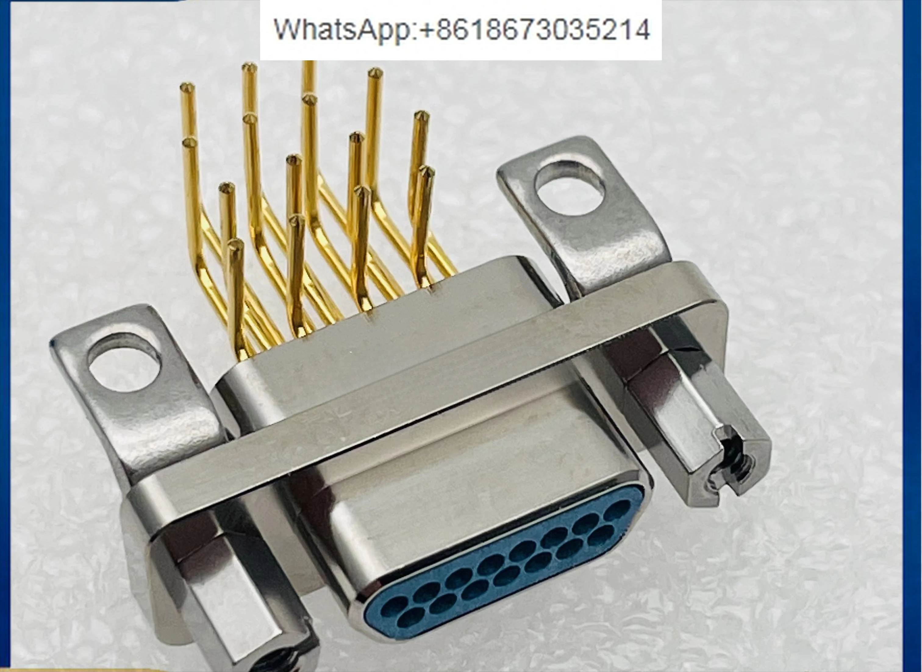 

J30J-15TJW J30J-15TJW-J 15-pin curved pin connector plug 15TJWP7