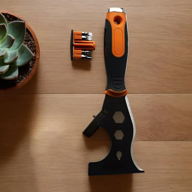 Paint Scraper Sticker Scraper Shovel Stainless Steel 16 In 1 Paint Remover Accessories Spackle Tool Paint Stripper For Pulling