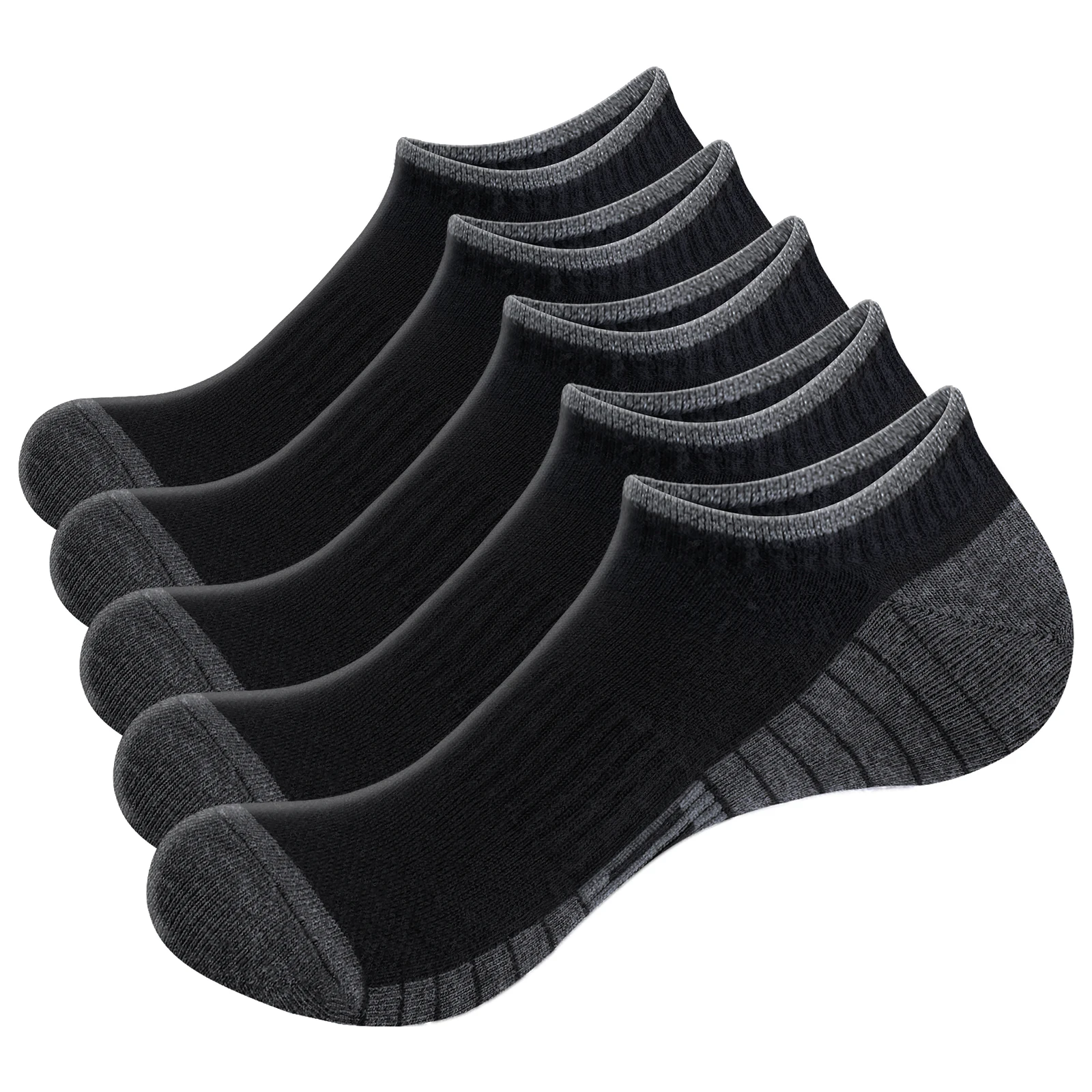 

YUEDGE мужские и женские носки до щиколотки из бамбуковой вискозы, дышащие повседневные рабочие спортивные низкие носки с защитой от запаха