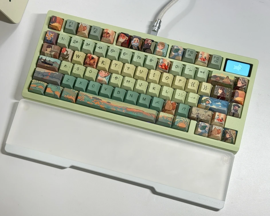 Impressionist keycaps, five-sided sublimation keycaps FDA height, original height FOA height
