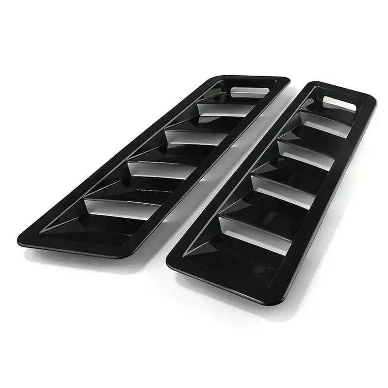 Car Hood Air Intake Scoop, Vent Louver Cooling Panel, Hood Air Intake Panel, ABS,17X5 Inches-A28K