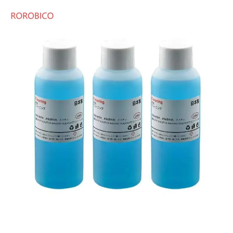 Kit de limpeza de cabeçote de impressão 100ml para epson canon hp i3200 4720 cabeça de impressão dtf líquido de limpeza para tinta de sublimação pigmento corante