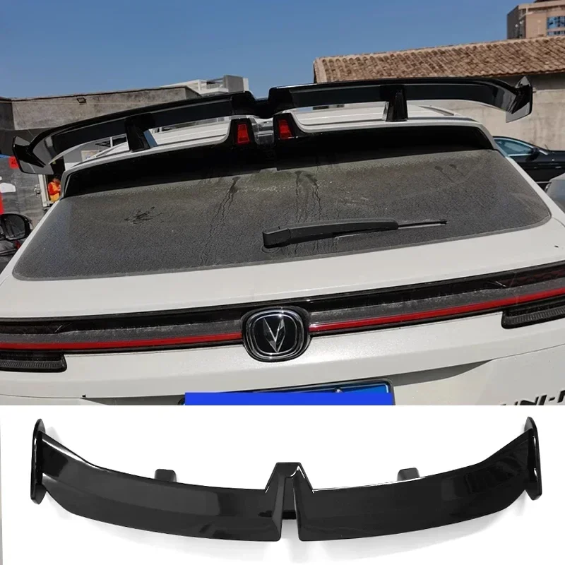 New! Rear Roof Wing for CHANGAN UNI-K Spoiler 2021-2023 Type W ABS Material Tail Fin Accessories