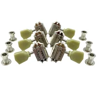 Nikel Chrome 10mm guitarra eléctrica Epiphone genuina y máquina de guitarra acústica Heards, llave afinadora, 1 juego L3R3 Original para 50s 60s