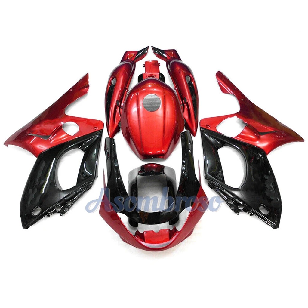 For YAMAHA  YZF600R 2002 2003 2004 2005 2006 2007 Thundercat YZF 600R 96 97 98 99 00 01 YZF-600R Red Black Fairing set