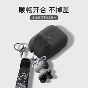 Protective Case For Airpods 4 Cover Luxury Earphone Cover Case For Apple Airpodspro2 3Air Pods Pro Shockproof Sleve With Hook 8 best sales ipod 2 case - №6