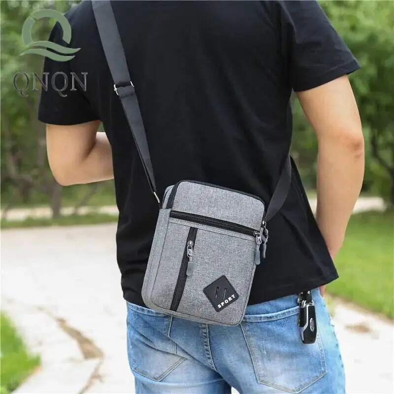 

Минималистичная сумка через плечо из ткани Оксфорд, уличная повседневная сумка через плечо, новая портативная сумка через плечо