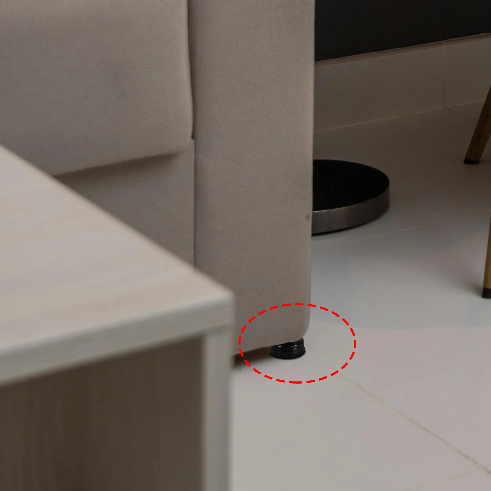 

8Pcs Furniture Levelers Heavy Duty Adjustable Threaded Legs Black Finish for Tables Cabinets Chairs Sofa Feet Leveling