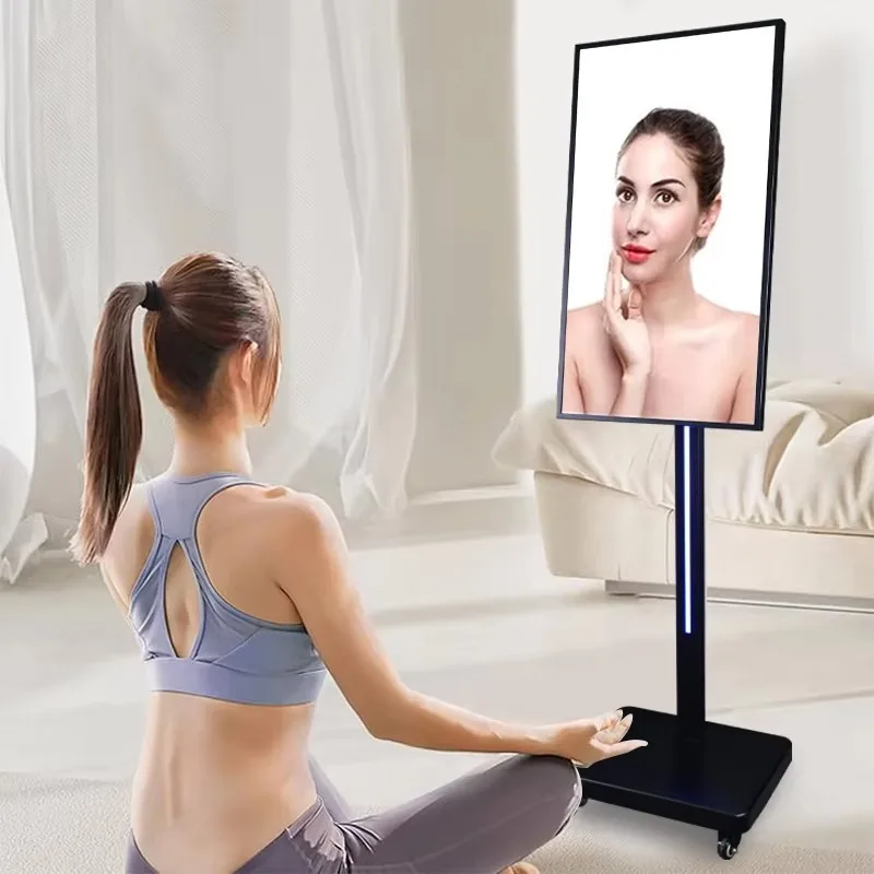 

[Hot Sale] COSUN Mini Smart Android LCD Stand Portable Touch Screen Interactive Wheel-Movable Smart Display