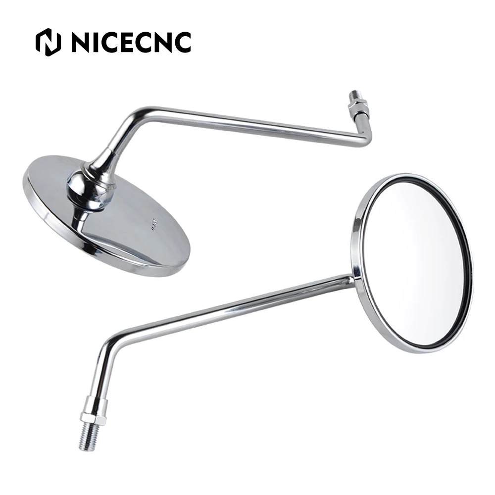 M10*1.25 Motorcycle Rearview Mirrors Side Mirror for Honda XL100S 1979-1980 XL125S 1979-1984 XL185S 1979-1983 XL250S 1978-1981