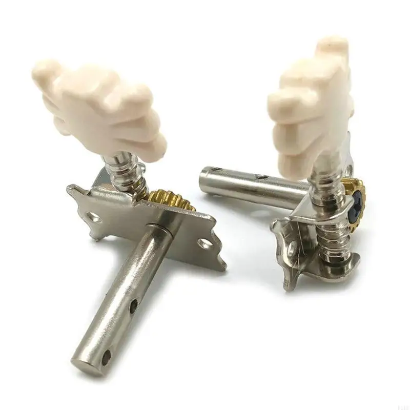 Classical Guitar String Machine Heads Tuning Pegs Keys Tuners Set, for Butterfly Button 3L 3R Tuning for Key Pegs Machin