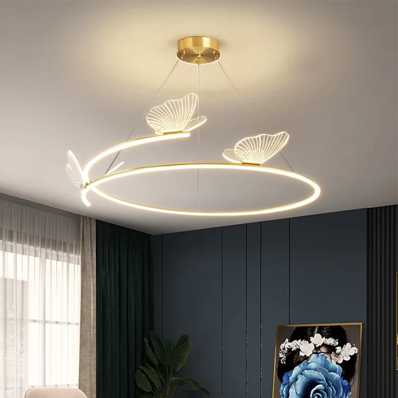 

Modern simple light luxury living room bedroom dining room creative personality