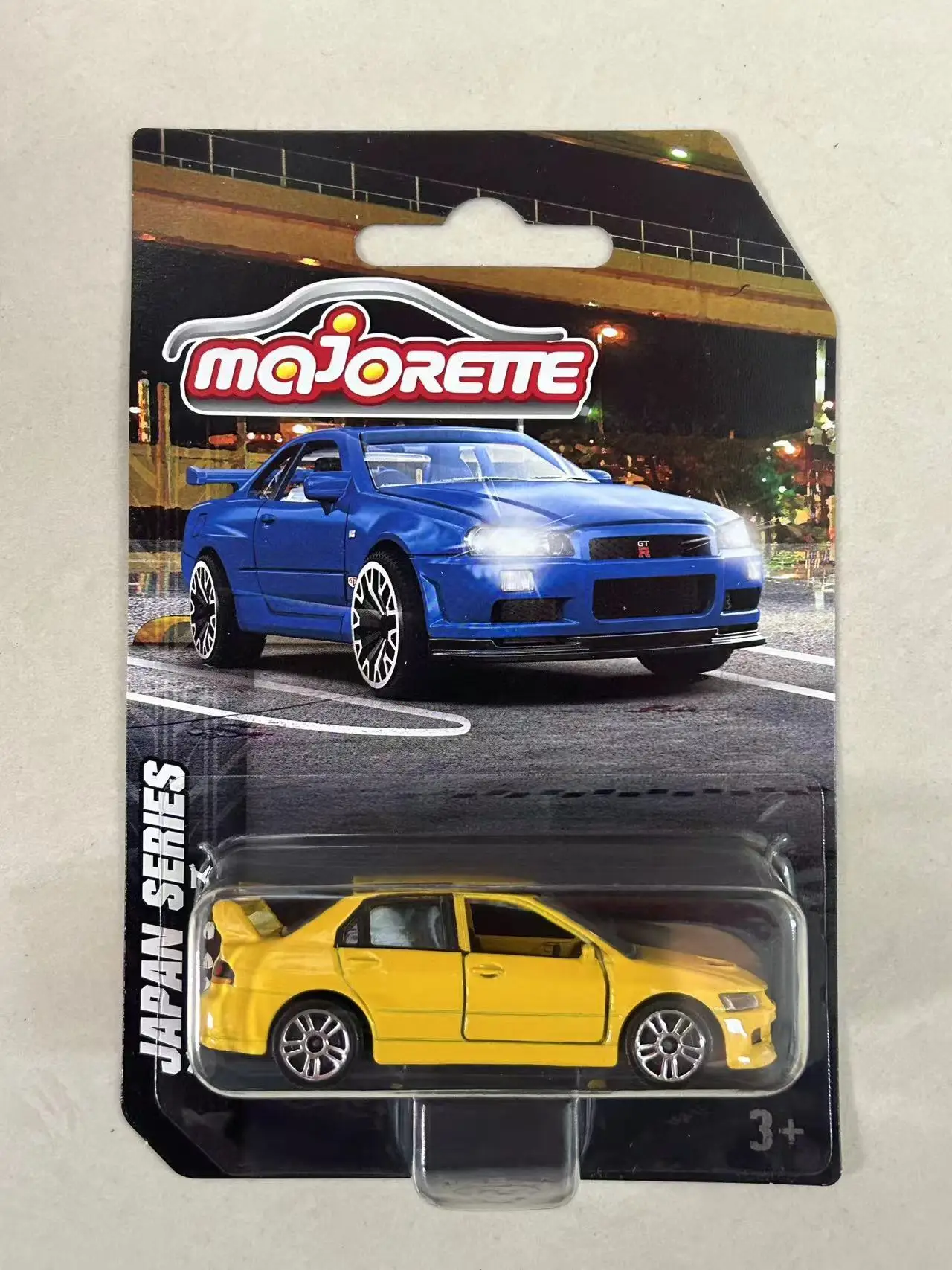 Majorette 1:64 NISSAN skyline gtr  r34 lance EVO  GTR civic diecast alloy car model