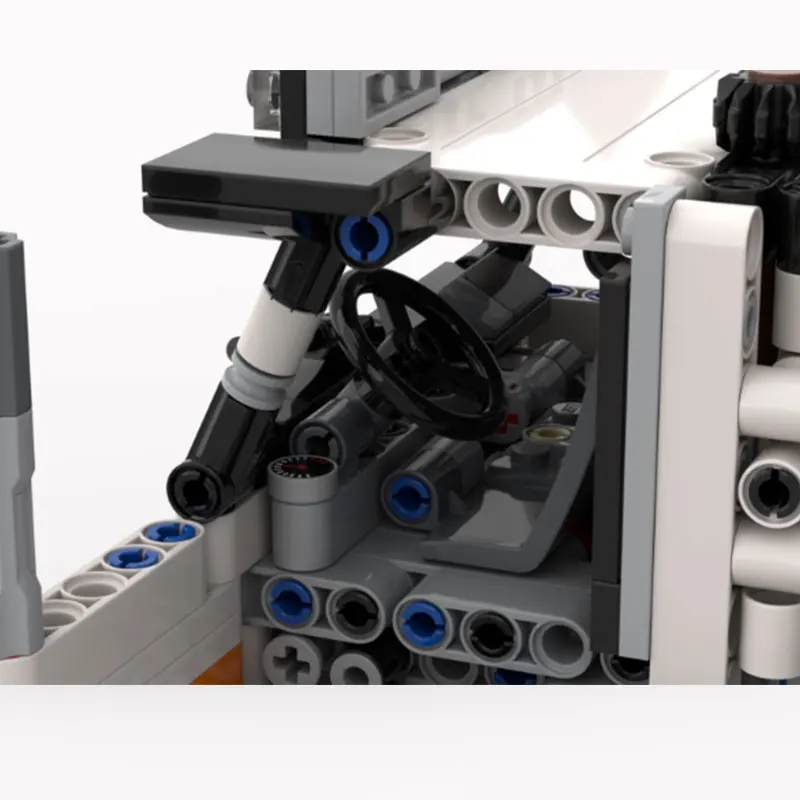 1051PCS MOC- 173155   크레인 트럭 도시 건설 운송업자 롤오프 트럭 빌딩 블록 모델 조립 장난감 직소 퍼즐