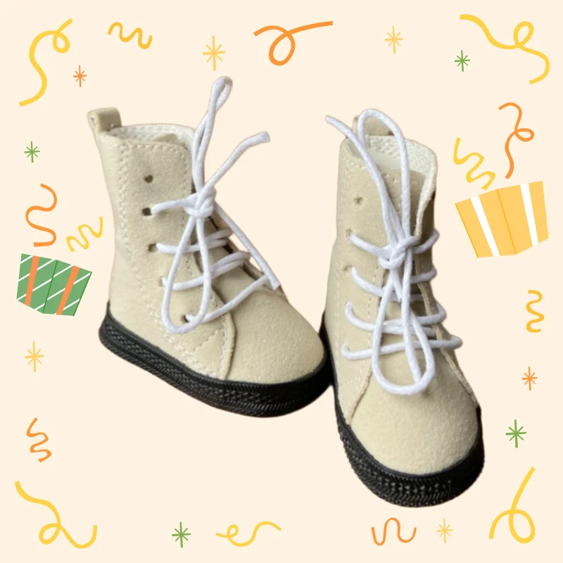 Original 6cm One Fourth Boots For Minifee Paola Reina Dolls Shoes for Mia Doll 1/4 Shoe Dolls Toy Accessories For Kids Girls