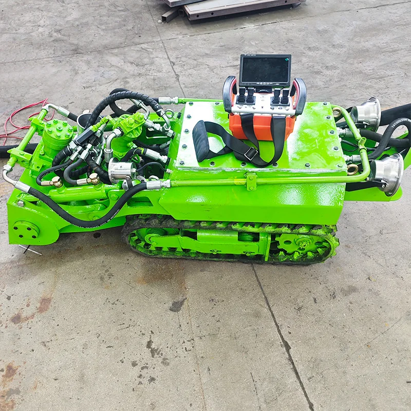 Dredging Robot Amphibious Underwater Tracked Robot 50m Working Depth For Complex Water Area Dredging