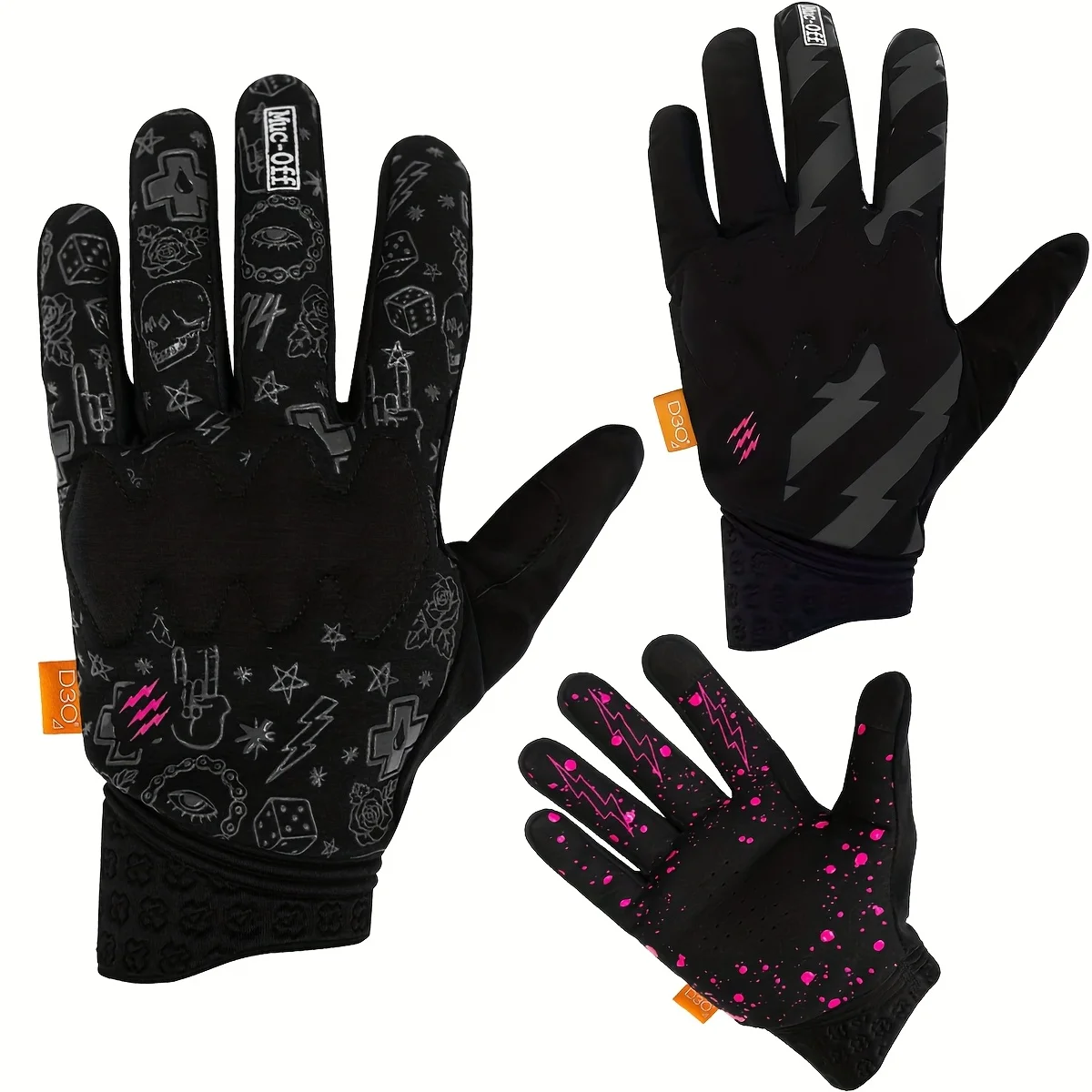 

2025 Outdoor Riding Full Finger Gloves Fashion unisex gloves Motorcycle Riding Full Finger Gloves